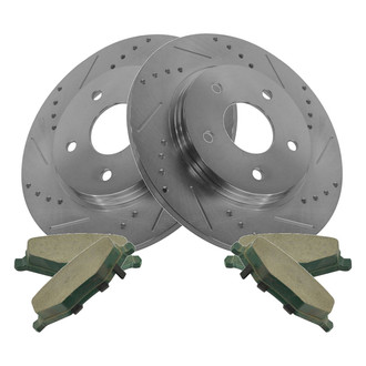 TRQ® - Performance Ceramic Rear Brake Kit
