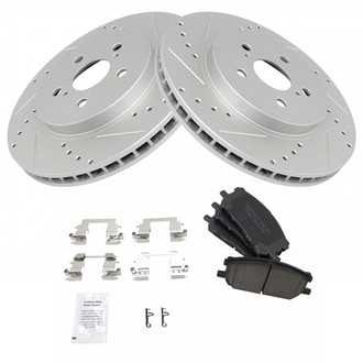 TRQ® - Performance Ceramic Front Brake Kit
