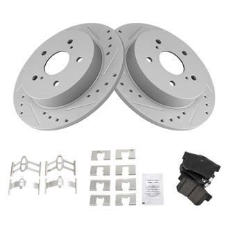 TRQ® - Performance Ceramic Rear Brake Kit