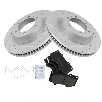 TRQ® - Performance Ceramic Front Brake Kit