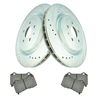 TRQ® - Performance Ceramic Rear Brake Kit