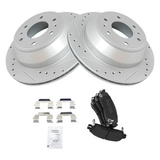 TRQ® - Performance Semi-Metallic Rear Brake Kit