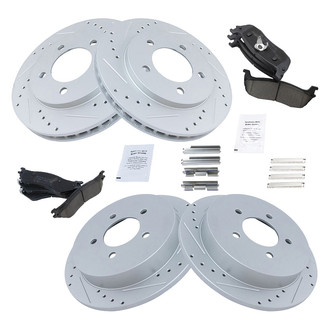 TRQ® - Performance Ceramic Brake Kit