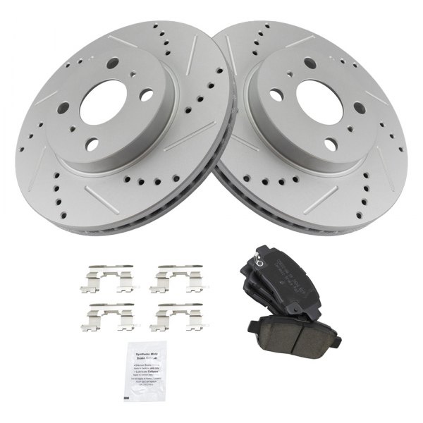 TRQ® - Performance Ceramic Front Brake Kit