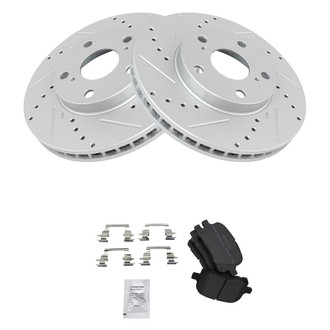 TRQ® - Performance Semi-Metallic Brake Kit