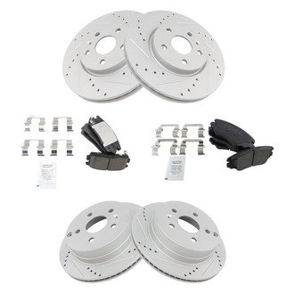 TRQ® - Performance Ceramic Brake Kit