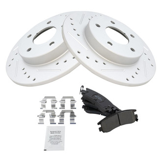 TRQ® - Performance Ceramic Rear Brake Kit