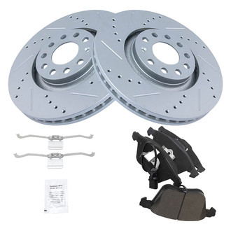 TRQ® - Performance Ceramic Front Brake Kit