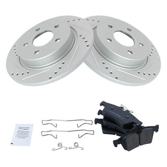 TRQ® - Performance Ceramic Rear Brake Kit