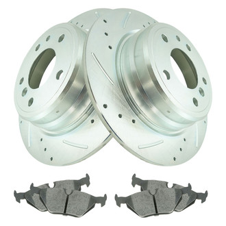 TRQ® - Performance Ceramic Rear Brake Kit