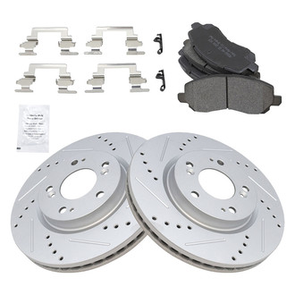 TRQ® - Performance Semi-Metallic Brake Kit