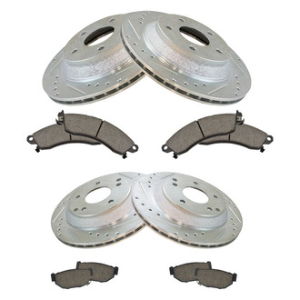 TRQ® - Performance Ceramic Brake Kit
