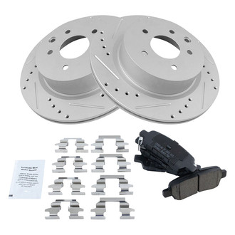 TRQ® - Performance Ceramic Rear Brake Kit