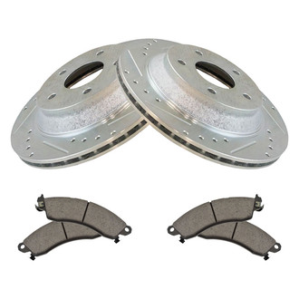 TRQ® - Performance Ceramic Front Brake Kit