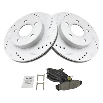 TRQ® - Performance Ceramic Rear Brake Kit
