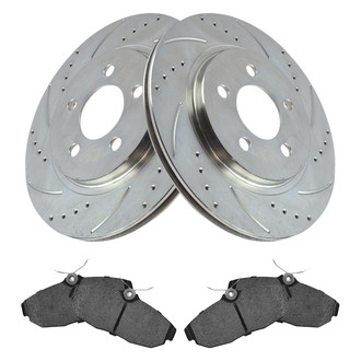 TRQ® - Performance Semi-Metallic Rear Brake Kit