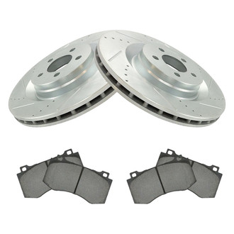 TRQ® - Performance Ceramic Front Brake Kit