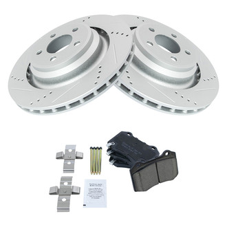 TRQ® - Performance Ceramic Rear Brake Kit
