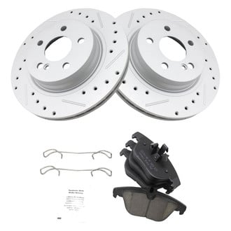 TRQ® - Performance Ceramic Rear Brake Kit