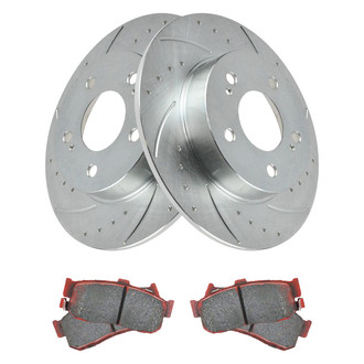 TRQ® - Performance Ceramic Rear Brake Kit