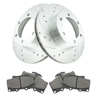 TRQ® - Performance Ceramic Front Brake Kit