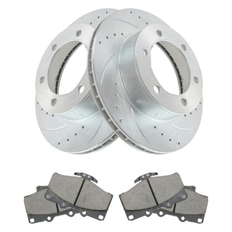 TRQ® - Performance Ceramic Front Brake Kit