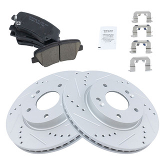 TRQ® - Performance Ceramic Front Brake Kit