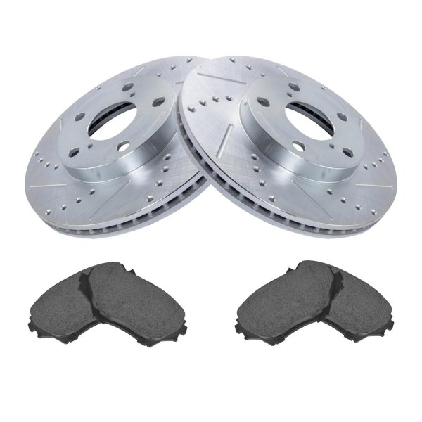 TRQ® - Ceramic Performance Brake Pad & Rotor Kit