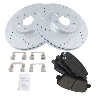 TRQ® - Performance Ceramic Front Brake Kit