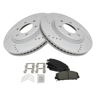 TRQ® - Performance Ceramic Front Brake Kit