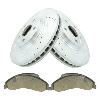 TRQ® - Performance Ceramic Front Brake Kit