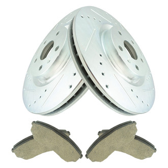 TRQ® - Performance Ceramic Front Brake Kit
