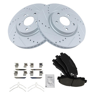 TRQ® - Performance Ceramic Front Brake Kit