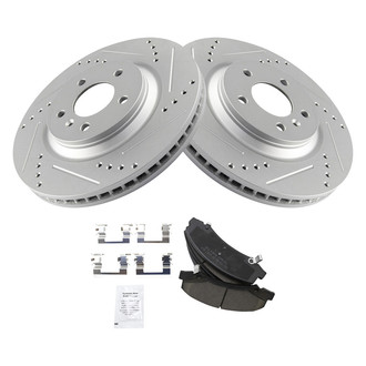 TRQ® - Performance Ceramic Front Brake Kit
