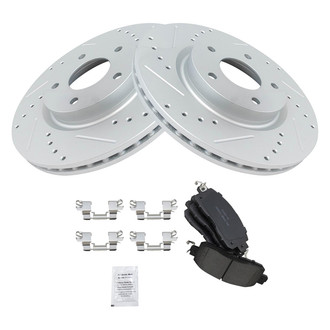 TRQ® - Performance Ceramic Front Brake Kit