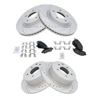 TRQ® - Performance Ceramic Brake Kit