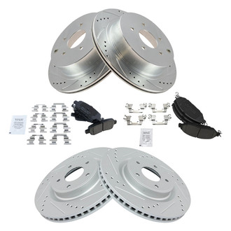 TRQ® - Performance Ceramic Brake Kit