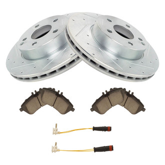 TRQ® - Performance Ceramic Front Brake Kit