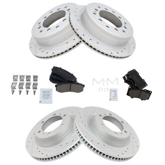 TRQ® - Performance Ceramic Brake Kit