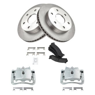 TRQ® - Front Disc Brake Kit with Ceramic Pads and Calipers
