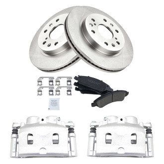 TRQ® - Front Disc Brake Kit with Ceramic Pads and Calipers