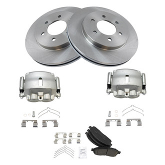 TRQ® - Disc Brake Kit with Ceramic Pads and Calipers