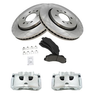 TRQ® - Front Disc Brake Kit with Ceramic Pads and Calipers