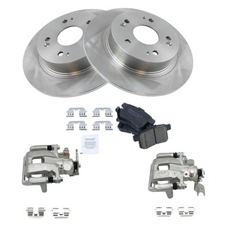 TRQ® - Rear Disc Brake Kit with Ceramic Pads and Calipers