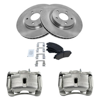 TRQ® - Disc Brake Kit with Ceramic Pads and Calipers