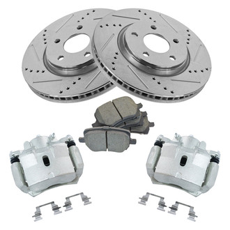 TRQ® - Performance Ceramic Brake Kit with Calipers
