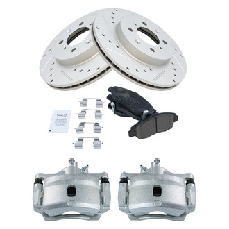 TRQ® - Performance Ceramic Brake Kit with Calipers