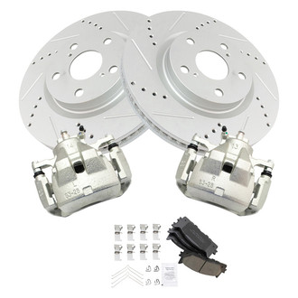 TRQ® - Performance Ceramic Brake Kit with Calipers