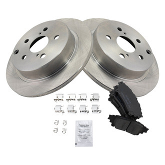 TRQ® - Rear Disc Brake Kit with Ceramic Pads