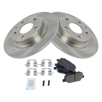 TRQ® - Rear Disc Brake Kit with Ceramic Pads